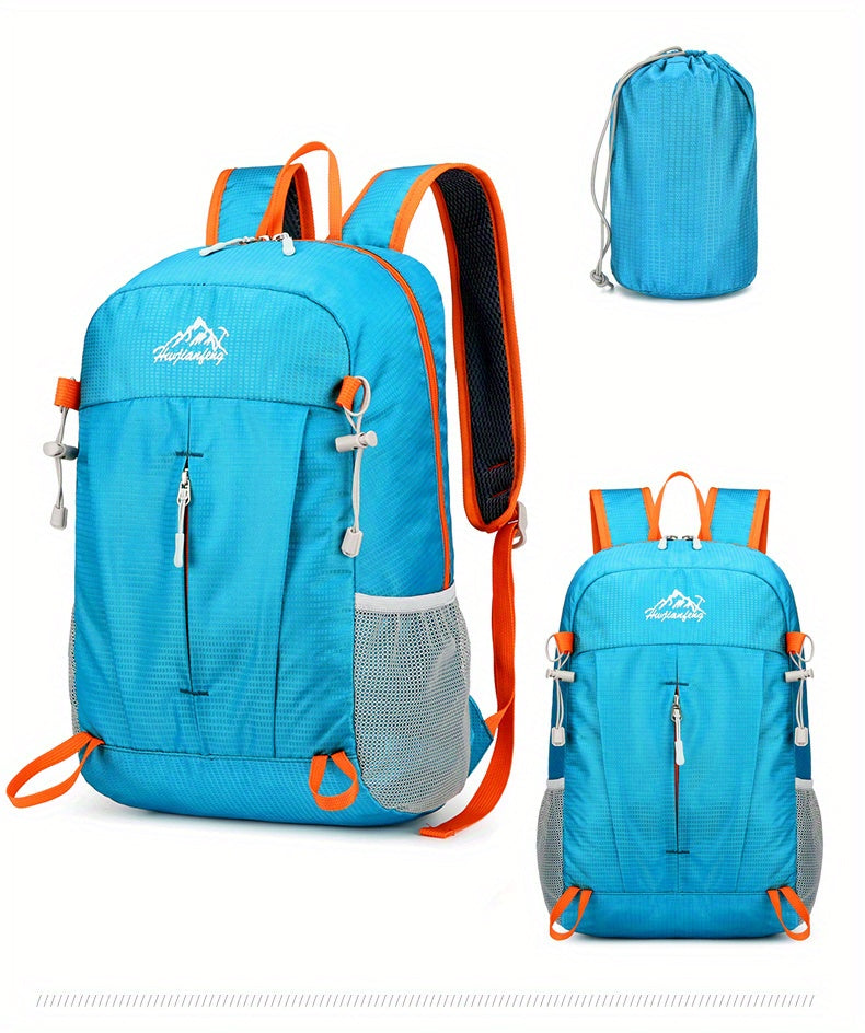 Portable Outdoor Sports Backpack, Ultralight Large Capacity Folding Backpack, Suitable For Mountaineering Hiking Cycling Travel Business Trip Commuting Fitness, Water-resistant Wear-resistant Backpack Christmas, Halloween and