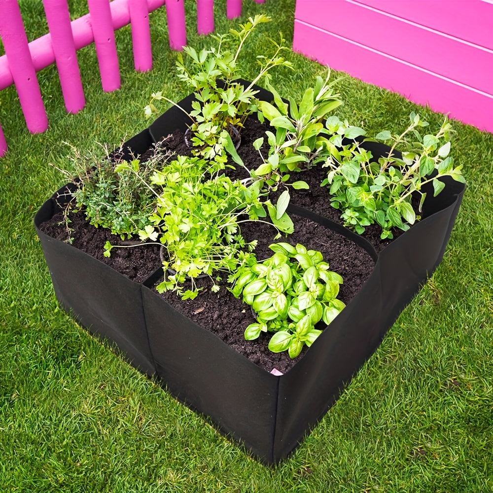 1 Pack, Garden Bed 121.92 X 60.96 X 30.48cm Fabric Planter Yard Garden Box Outdoor Rectangle Large Planter Bag For Plant, Potato, Tomato, Flower, Vegetable, Herbs, Fruits