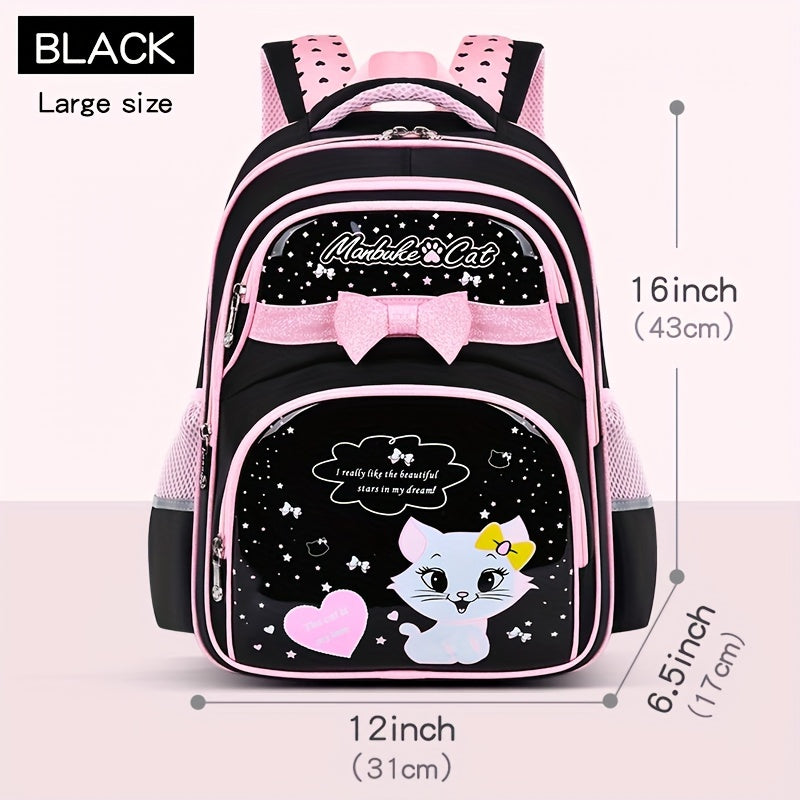 New cute and trendy children's backpack for elementary school students 1 2 3 4 5 6 grade girls 6 12 years old lightweight