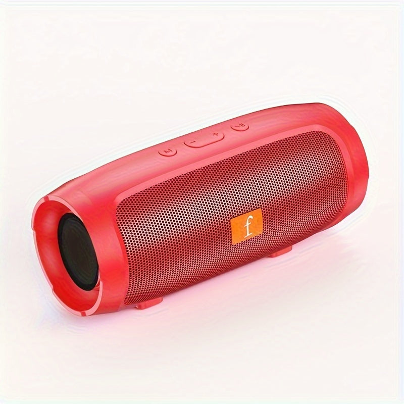 Vertical wireless speaker Stereo sound is small but the sound quality is good Desktop portable home party speaker - black blue red optional - 1pc