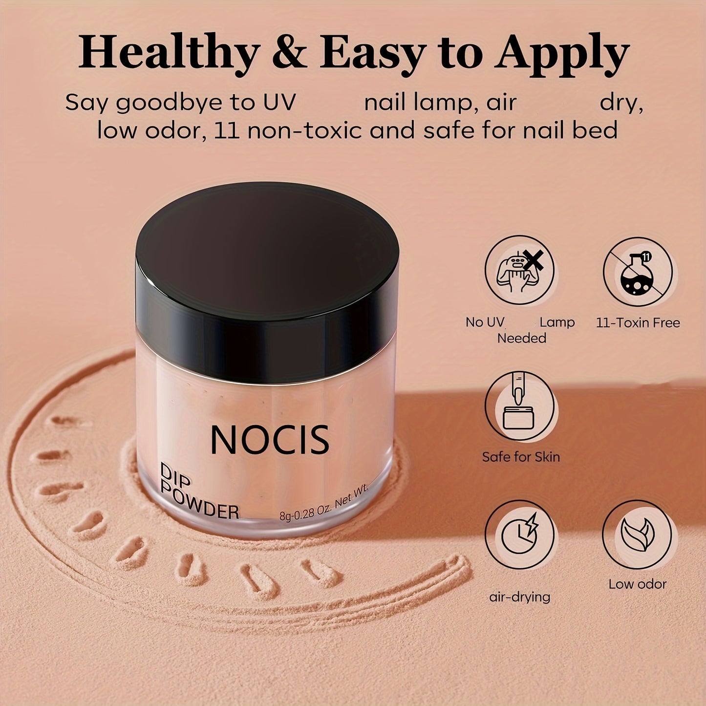 11Pcs/Set Dip Powder Nail Kit Starter 4 Colors Nude Skin Tone Golden Glitter Neutral Acrylic Dip Powder Liquid Set With Base Coat And Top Coat Activator For French Manicure Salon