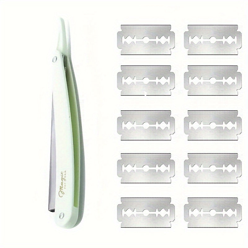1Pcs Shaving Razor With 10pcs Blades Premium Shaver Razor For Men Beauty Care Tools