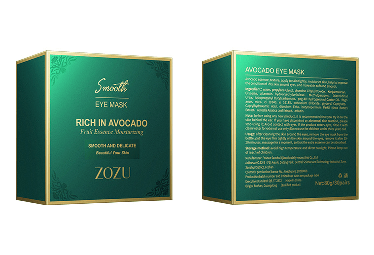 60pcs Moisturizing And Lifting Eye Masks For - Avocado And Golden Eye Patches For Firming And Tightening Under Eye Skin