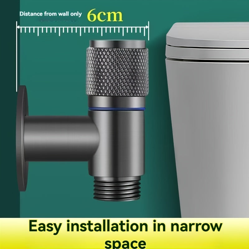 A Handheld Bathroom Cleaning Kit Equipped With A Dual-mode Spray Gun And Extendable Hose, With A Diverter And Wall Bracket, Used For Toilet Flushing, Multifunctional Bathroom Spraying, And One In Two Out Control Valve