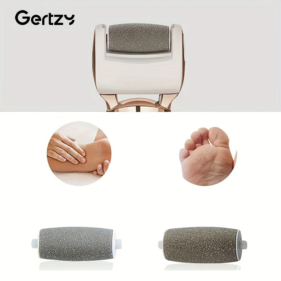 GERTZY Electric Feet Callus Removers Rechargeable, Portable Electronic Foot File Pedicure Tools, Electric Callus Remover Kit, Professional Pedi Feet Care For Dead, Hard Cracked Dry Skin Ideal Gift