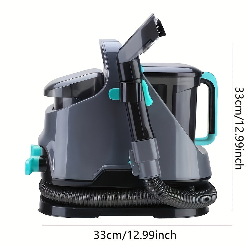 1pc HHD 14000Pa Powerful Pet Stain Remover Carpet Cleaner, 650W Handheld Upright Vacuum with Multi-Function Tools, Electric Powered 220-240V with EU Plug for Sofas, Curtains, and Home Use