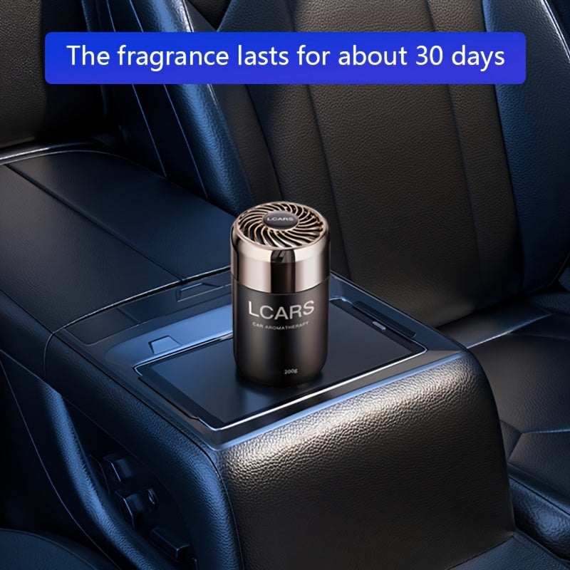 1pc LCARS Car Aromatherapy Balm - Long-Lasting Fragrance for Vehicle, Home, and Office Use - Elegant Men'S Cologne Scent - Odor Eliminator - Single Pack