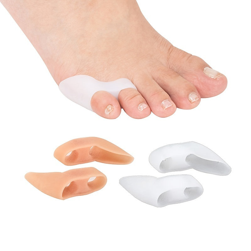 1pair Soft Toe Separator For Men & Women - Perfect For Night & Home Use, & Replacing Regularly!
