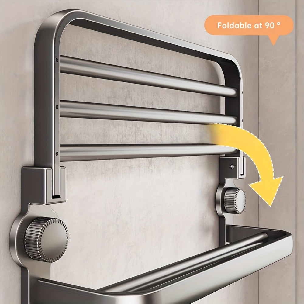 1pc Musurjoy Space-Saving Commercial Hand Towel Holder - Suction Cup Mount No Drilling, Heavy-Duty Bathroom Rack for Shower & Toilet Walls/Tiles, Multi-Functional Organizer, Easter Gift, Back-to- Season Choice