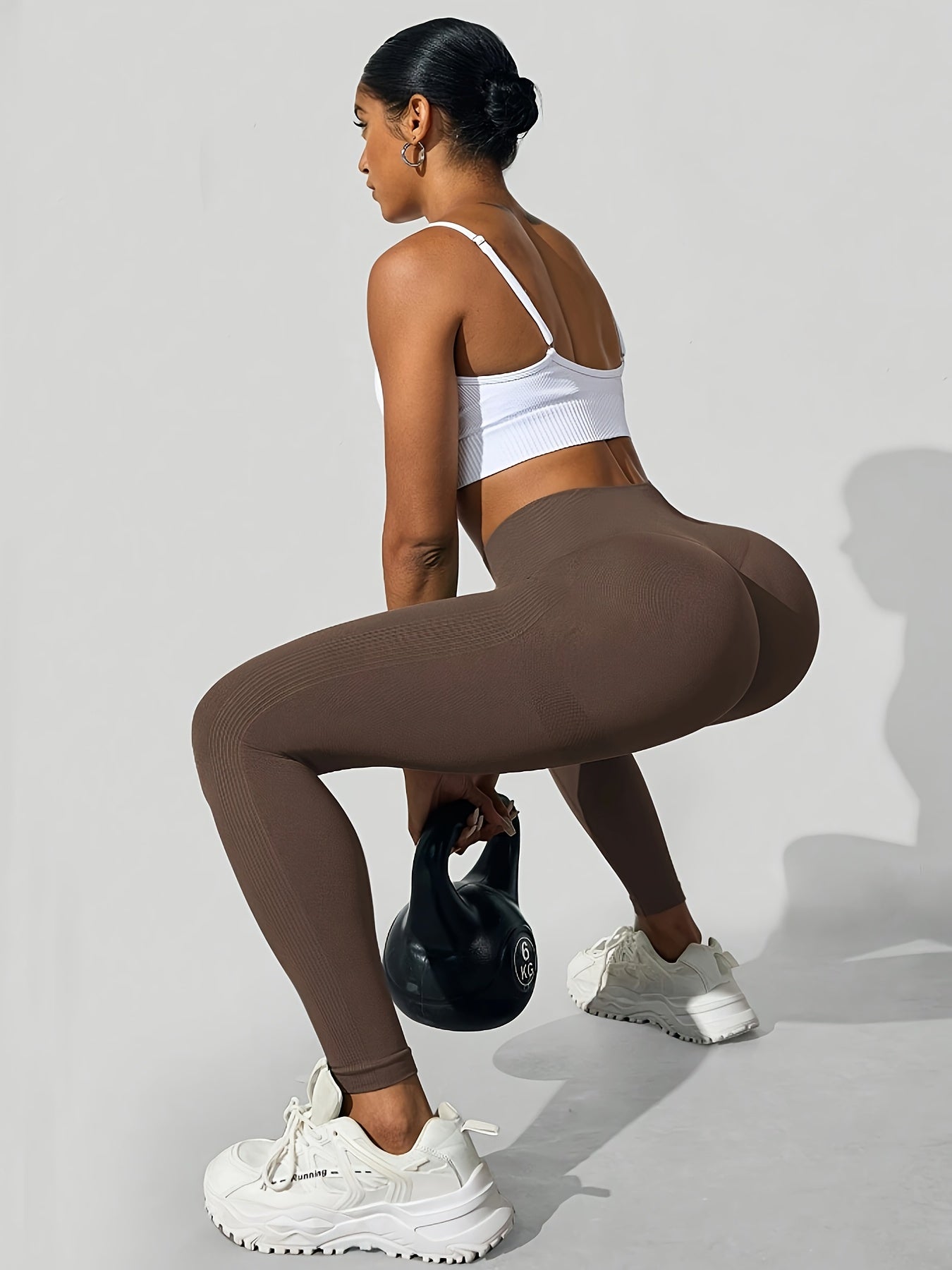 Seamless High-Waisted Yoga Pants for Women - Tummy Control Butt-Lifting 4-Way Stretch Workout Leggings, Moisture-Wicking Quick-Dry Fitness Running Gym Casual Wear, All-Season Machine Washable, Seamless Design, Durable Legging