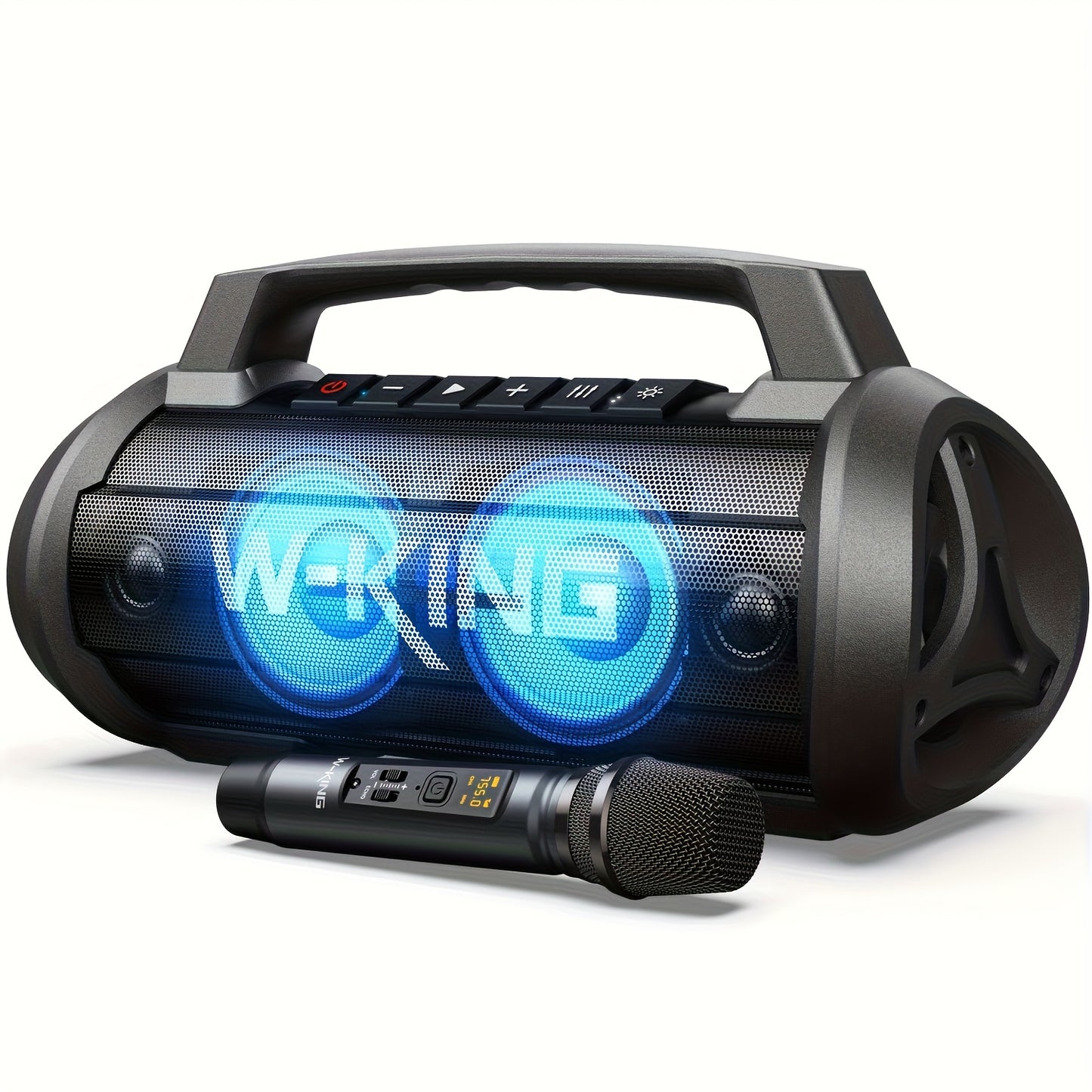W-KING 70W Coluna Bluetooth Portátil com Microfone e Luzes