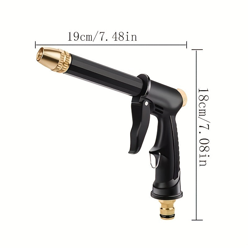 1 Roll, New Retractable Water Hose Car Wash Flowers Magic Hose Magic Water Hose Home Car Wash Garden Hose 3 Times Retractable Spray Gun