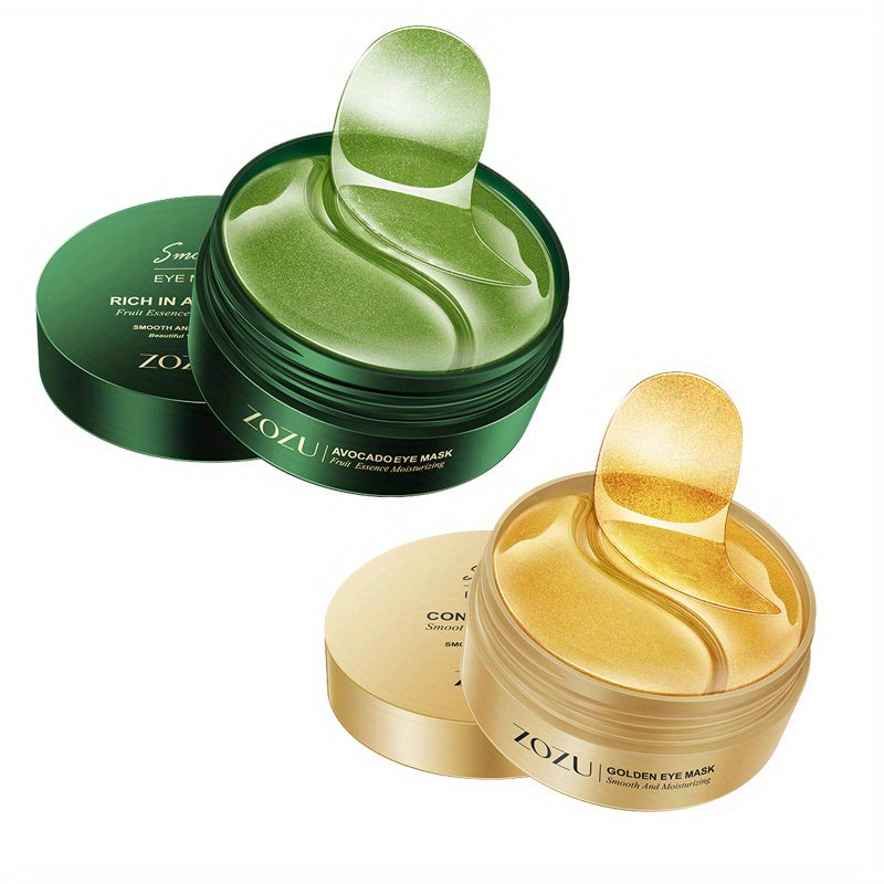 60pcs Moisturizing And Lifting Eye Masks For - Avocado And Golden Eye Patches For Firming And Tightening Under Eye Skin