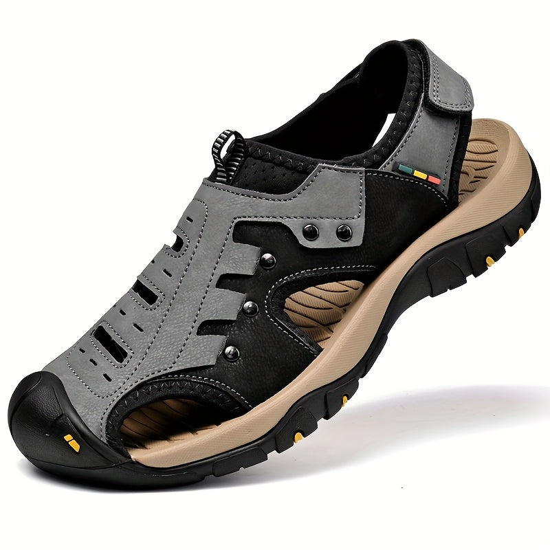 Women'S Black Brown Grey Sandals - Summer Hiking Slippers with Adjustable Closure, Rubber Sole, and Comfortable Upper Material for Casual Outdoor Wear, Strappy Sandals