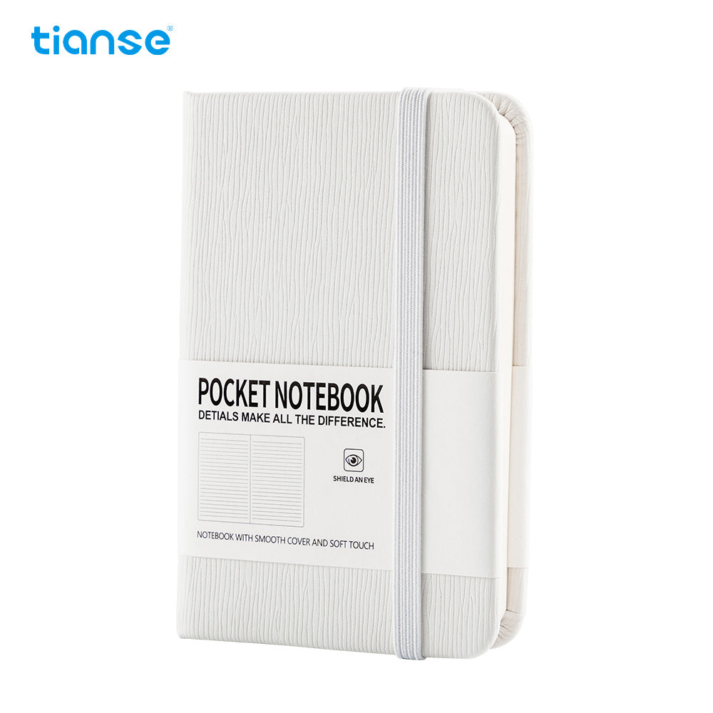 1pc TIANSE A7 Lined Pocket Journal Notebook, 100 Pages, Small, 3.15 Inches X 4.33 Inches - 100 Gsm Thick Paper, Hardcover