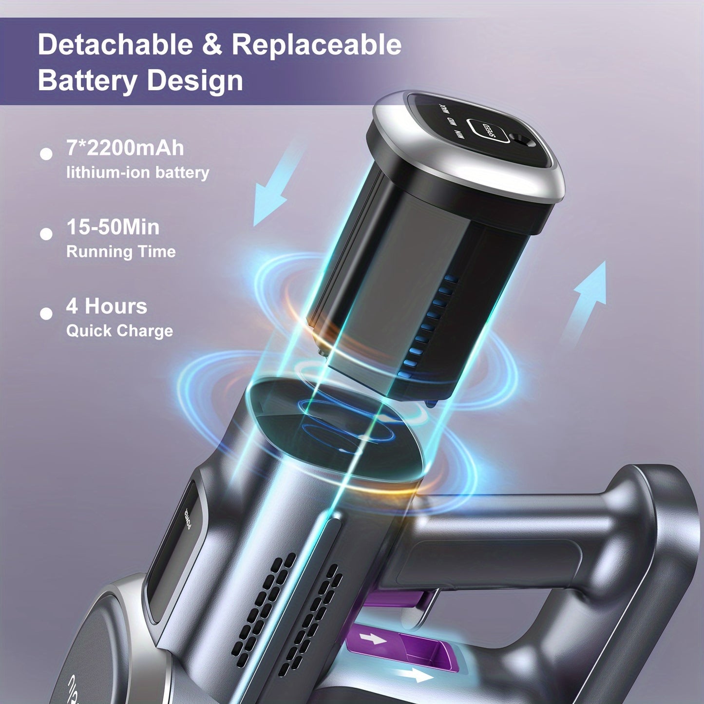 Free-Standing Vacuum Cleaner 28KPa, Lubluelu 202 Powerful Lightweight Cordless 6in 1 Stick Vacuum Cleaner for Carpet Floor Pet Hair, Christmas&Halloween Gifts, Vacuum Cleaner for Home, Cordless Vacuum Cleaner High Suction, Va