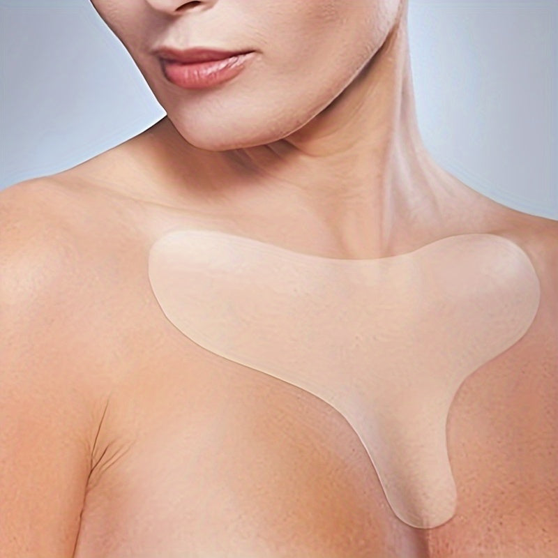Smooth And Firm Skin With Chest Wrinkle Pads - Overnight Silicone Wrinkle Patches For Women
