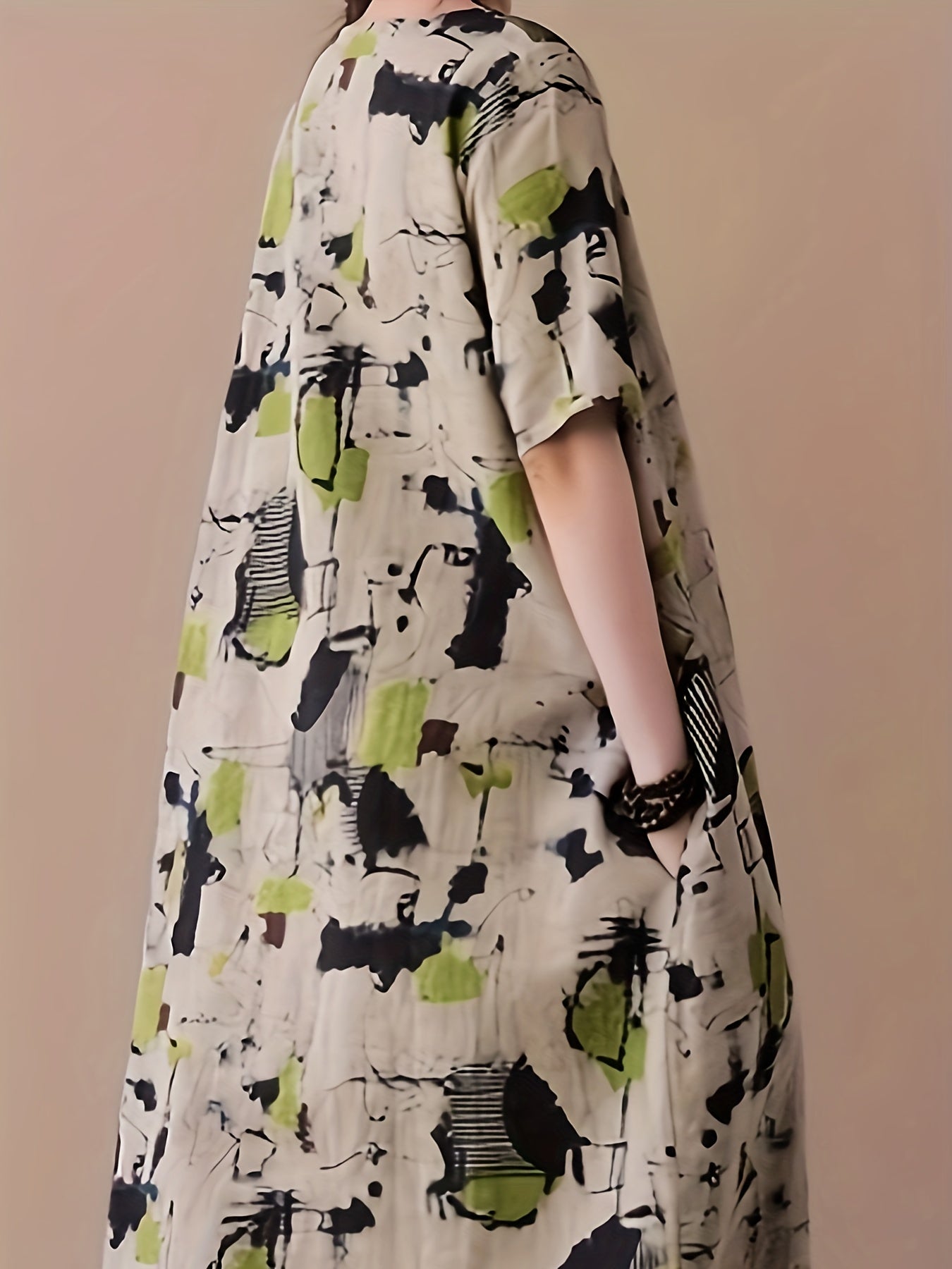 Graceful Linen Dress