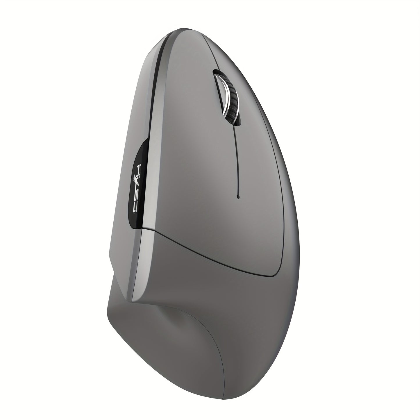 HXSJ Dual-Mode Wireless Vertical Mouse, Large Battery, Suitable for PC Laptops and Desktops! Ideal for Office and Travel, USB Charging, Optical Movement Detection, Right-Handed, Plastic Material, Windows 7 Compatible, No Char