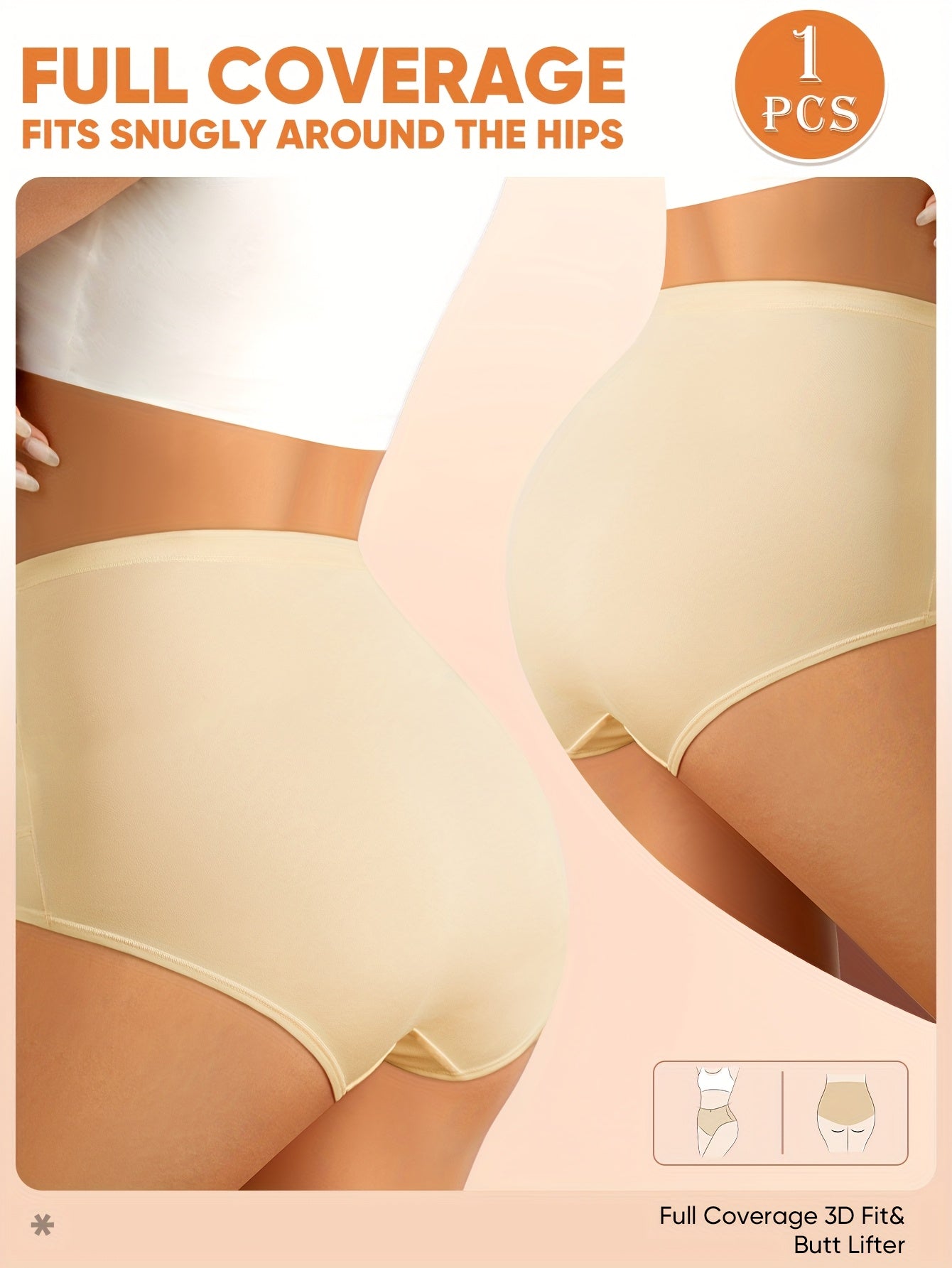 MIOTAN Women's High-Waisted Seamless Tummy Control Butt-Lifting Underwear - Breathable Ice Sliky Fiber Mesh with Cross-Over Design, Size S-XL (XS to XXL), Gym Apparel | Minimalist Style | Highelasticity Material, Tummy Contro