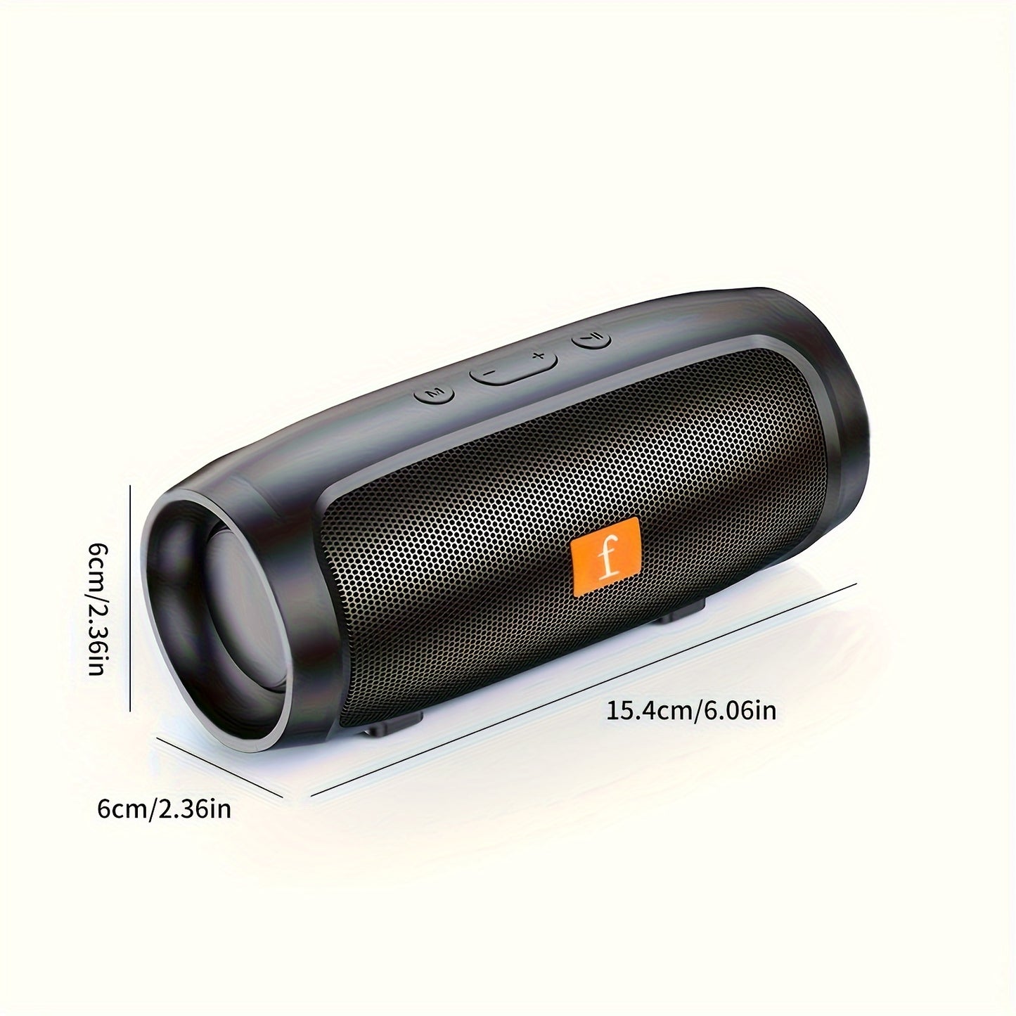 Vertical wireless speaker Stereo sound is small but the sound quality is good Desktop portable home party speaker - black blue red optional - 1pc