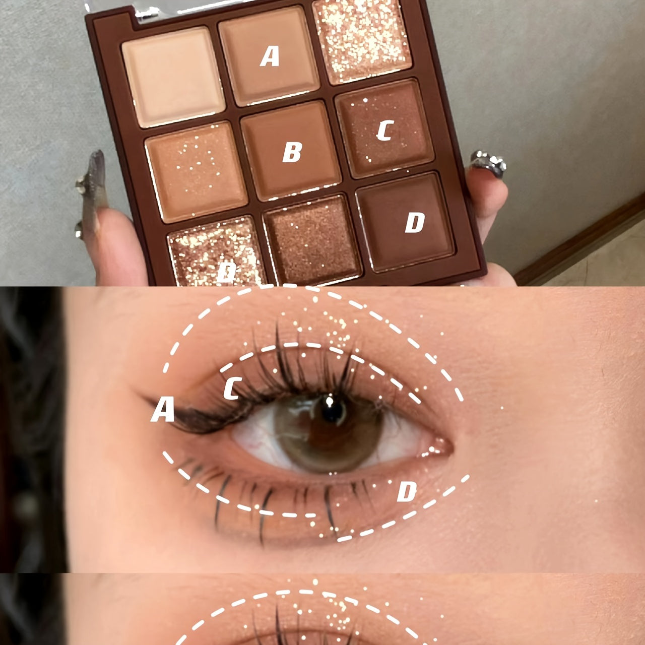 Paleta de Sombras 9 Cores Chocolate