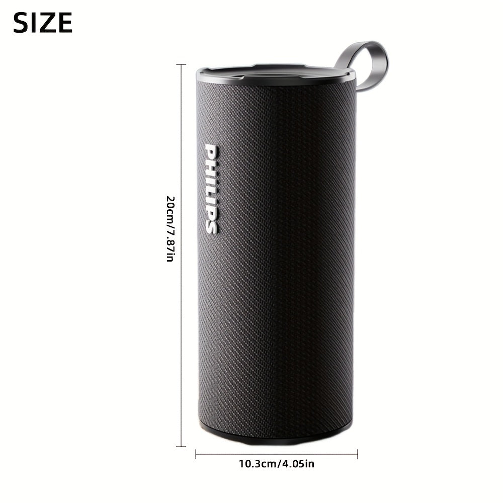 For Philips Wireless Speakers with High Fidelity Sound Quality, Low Power Consumption, Long Battery Life, and Drawstring for Easy Carrying, Portable Audio, Compact Design, Durable Build, Hiquality Audio, Usb Charging, Music L