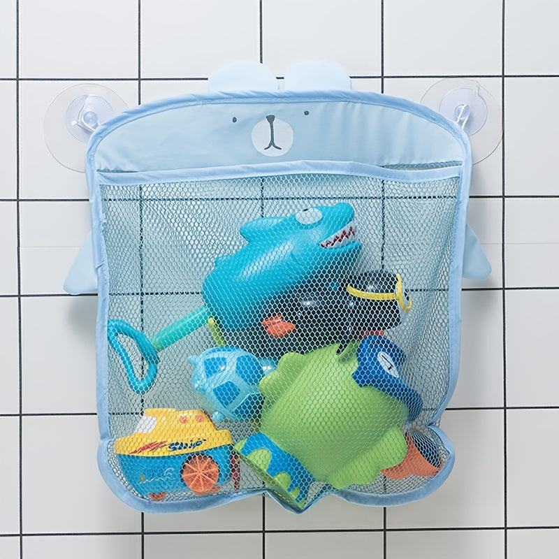 1pc Water Toy Storage Bag, Drain And Breathable Toy Drying Bag, Bathroom Storage Bag