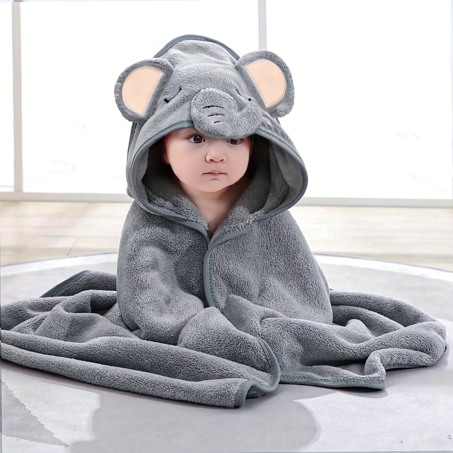 1pc Children Cartoon Bath Towel, Children Blanke, Water Absorbent, Soft And Skin-friendly Bath Towel, Christmas Halloween Thanksgiving Day Gifts