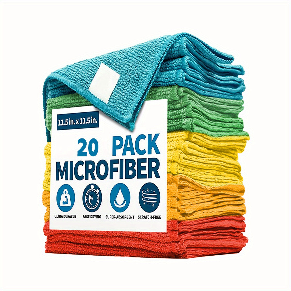 5/10pcs, Microfiber Cleaning Cloth, Cleaning Towels For Housekeeping, Reusable And Lint Free Cloth Towels, Home Kitchen Supplies, Random Color