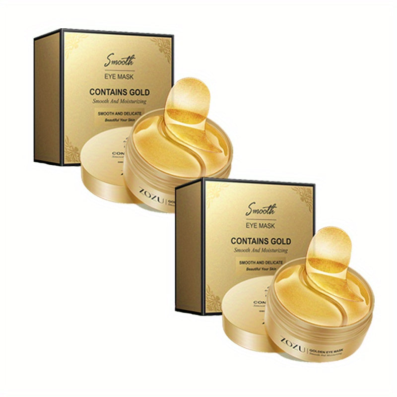 60pcs Moisturizing And Lifting Eye Masks For - Avocado And Golden Eye Patches For Firming And Tightening Under Eye Skin