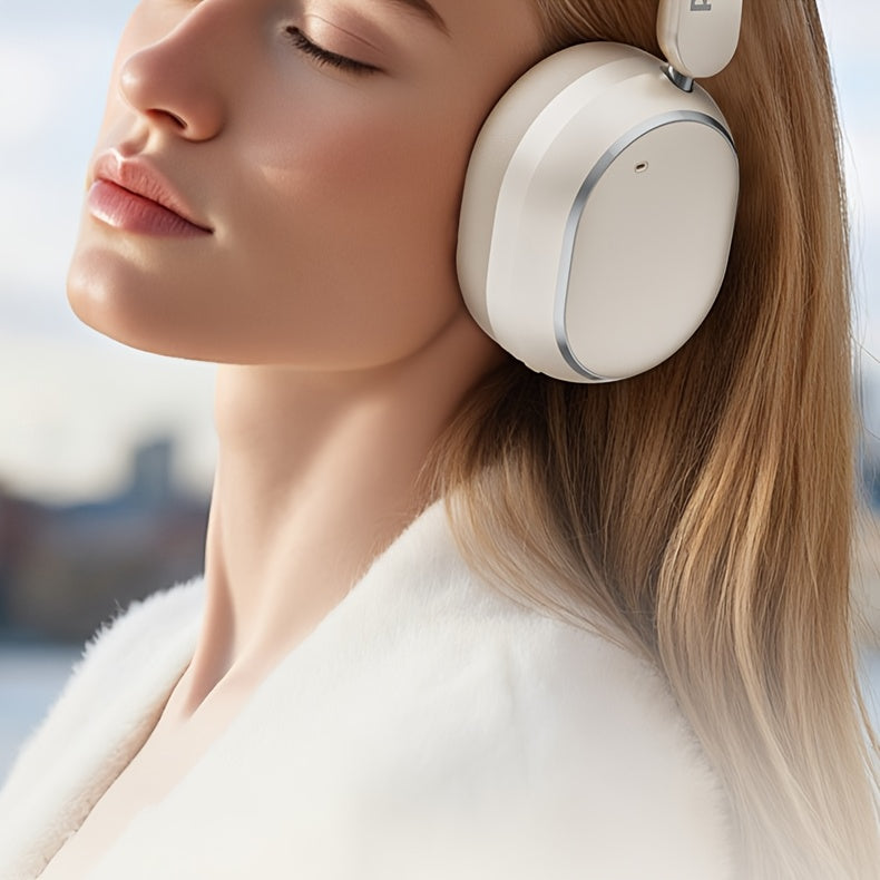 Philips Wireless Bluetooth Headphones, Over-Ear Wireless Headphones, ANC Hybrid Active Noise Cancelling Headphones, HiFi Surround Sound Over-Ear Wireless Headphones, for iPhone and Android, 80 Hours of Playtime, with Five ENC