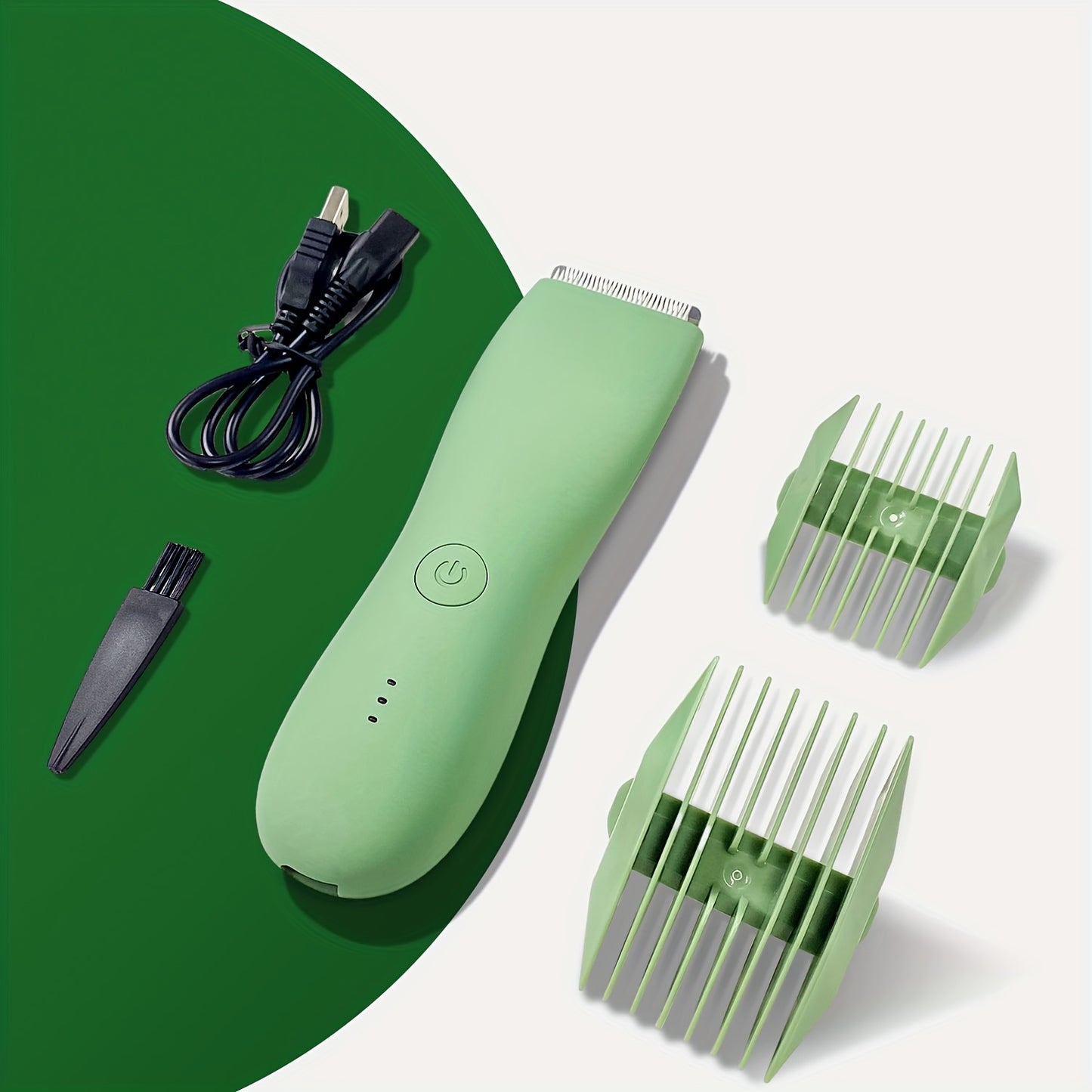 YAFULL Professional Body Groomer with IPX6 Replacement Blades - USB Rechargeable, 800mAh Lithium Battery, Ceramic Blade for Men'S Belly & Body Hair Trimming, Electric Shaver for Bikini & Men'S Grooming, Ideal Gift for Loved O