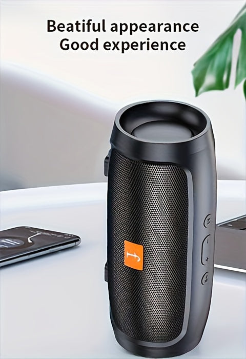 Vertical wireless speaker Stereo sound is small but the sound quality is good Desktop portable home party speaker - black blue red optional - 1pc