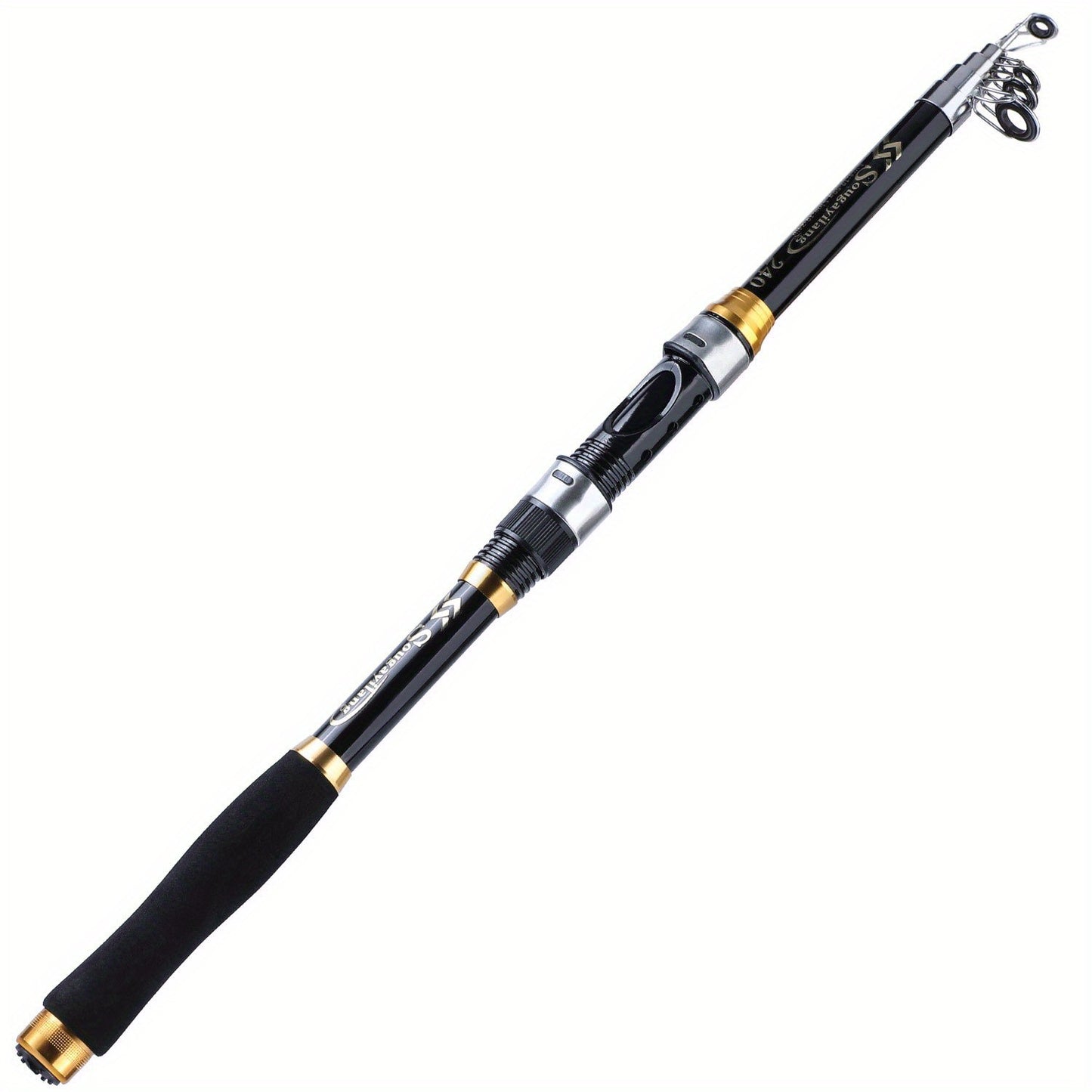 Sougayilang Telescopic Fishing Rod: Portable & Compact Design For Saltwater Fishing On The Go!