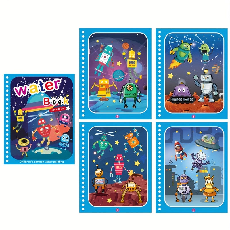 1pc Reusable Coloring Book Drawing Book Painting Drawing Toys Toys For Christmas Halloween Gifts Easter Gift