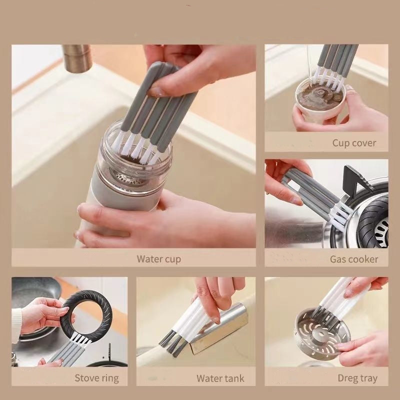1/2pcs, Mini Cleaning Brush, Crevice Cleaning Soft Brush, Keyboard Cleaner, Keyboard Cleaning Brushes, Mini Cup Glass Cover Cleaning Brush, Bottle Cleaning Brush, Multifunctional Computer Cleaning Tool, Edge And Crevice Clean