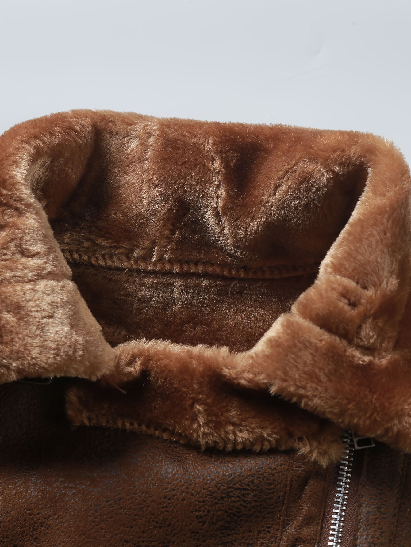 Men's Pu Jacket, Chic Faux Leather Jacket For Fall Winter