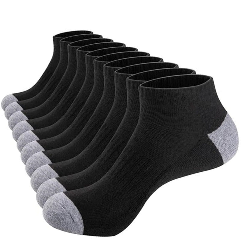 Meias Desportivas Masculinas 10-Pack – Conforto e Performance