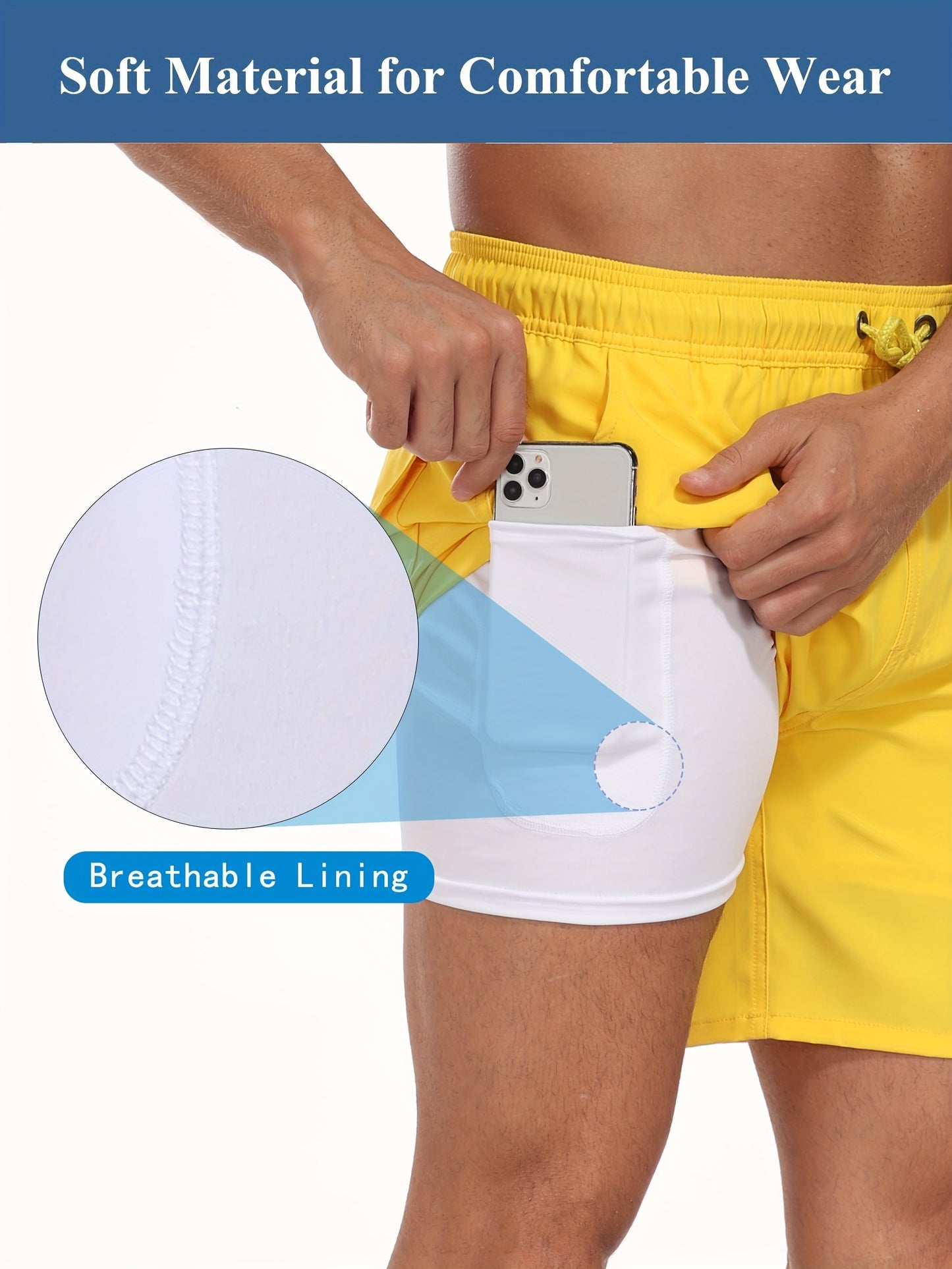Men'S Quick-Dry Beach Shorts