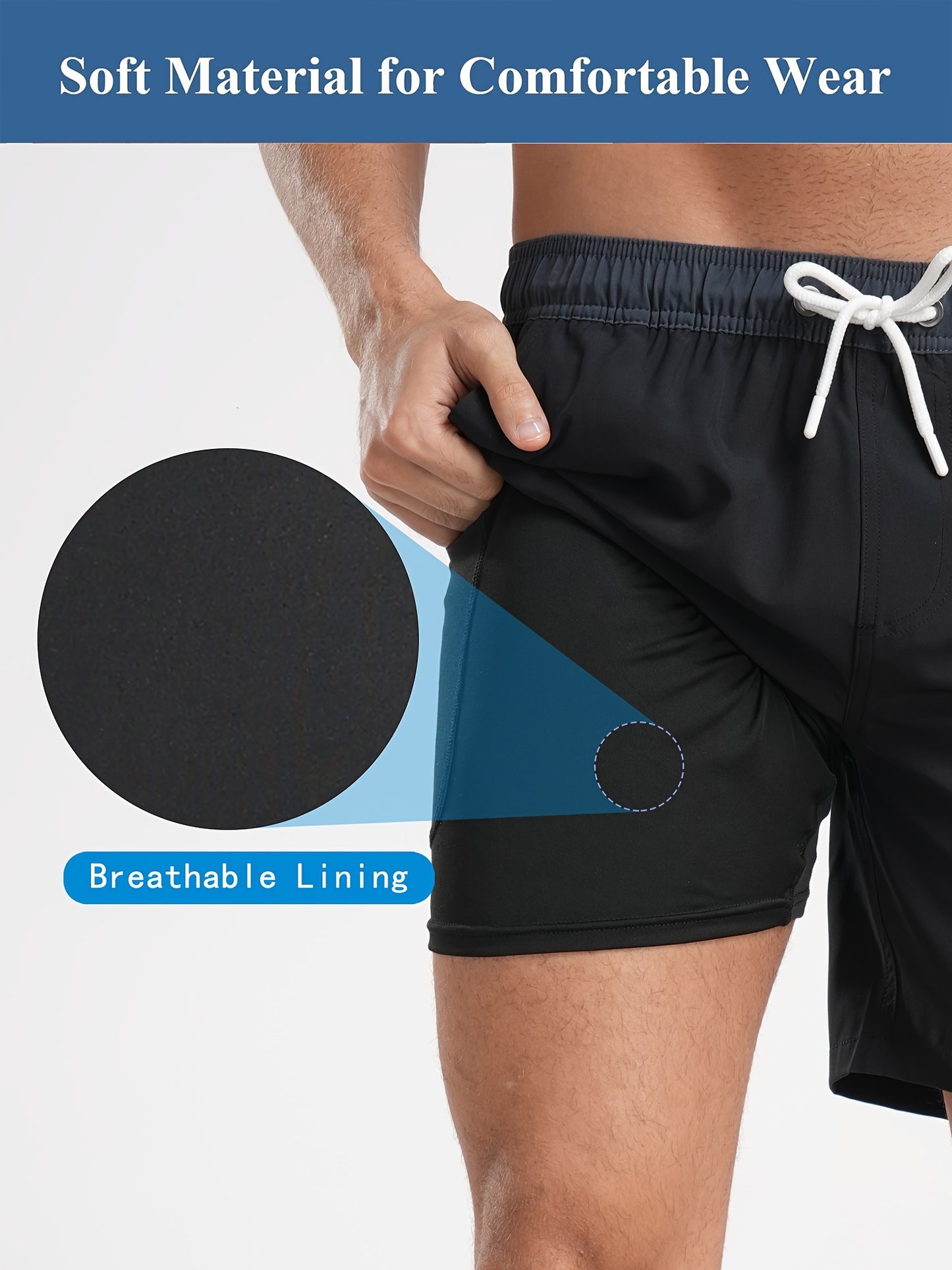 Men'S Quick-Dry Beach Shorts