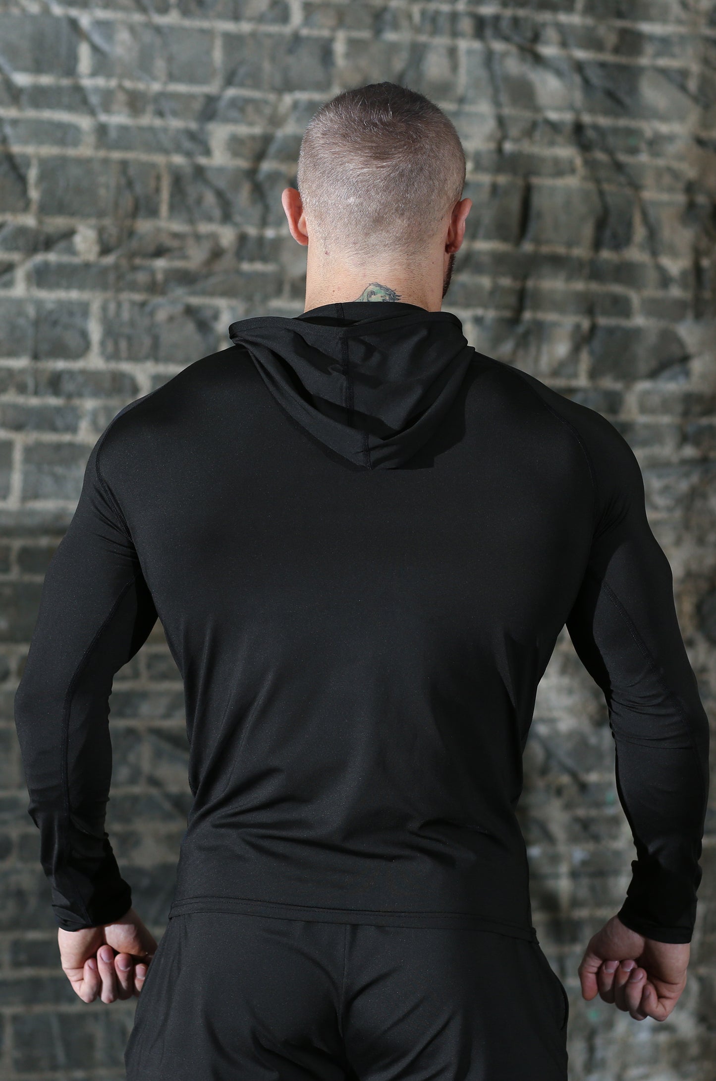 Xinso Prince 5pcs Men's Zip Up Hooded Jacket & Compression T-shirt & Long Sleeve Workout Top & Shorts & Leggings For Fitness