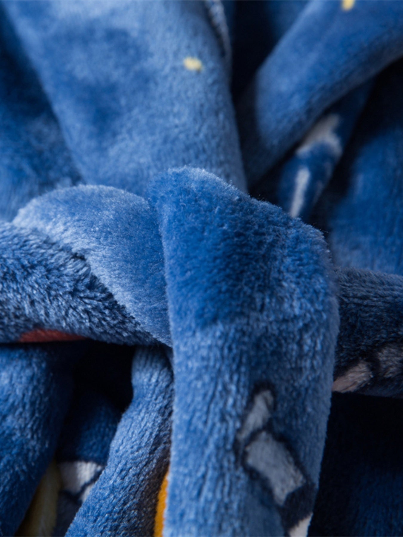 Kids Flannel Bathrobes Boys Hoodie Robes Soft Astronaut Planet Print Sleepwear Kids Clothes