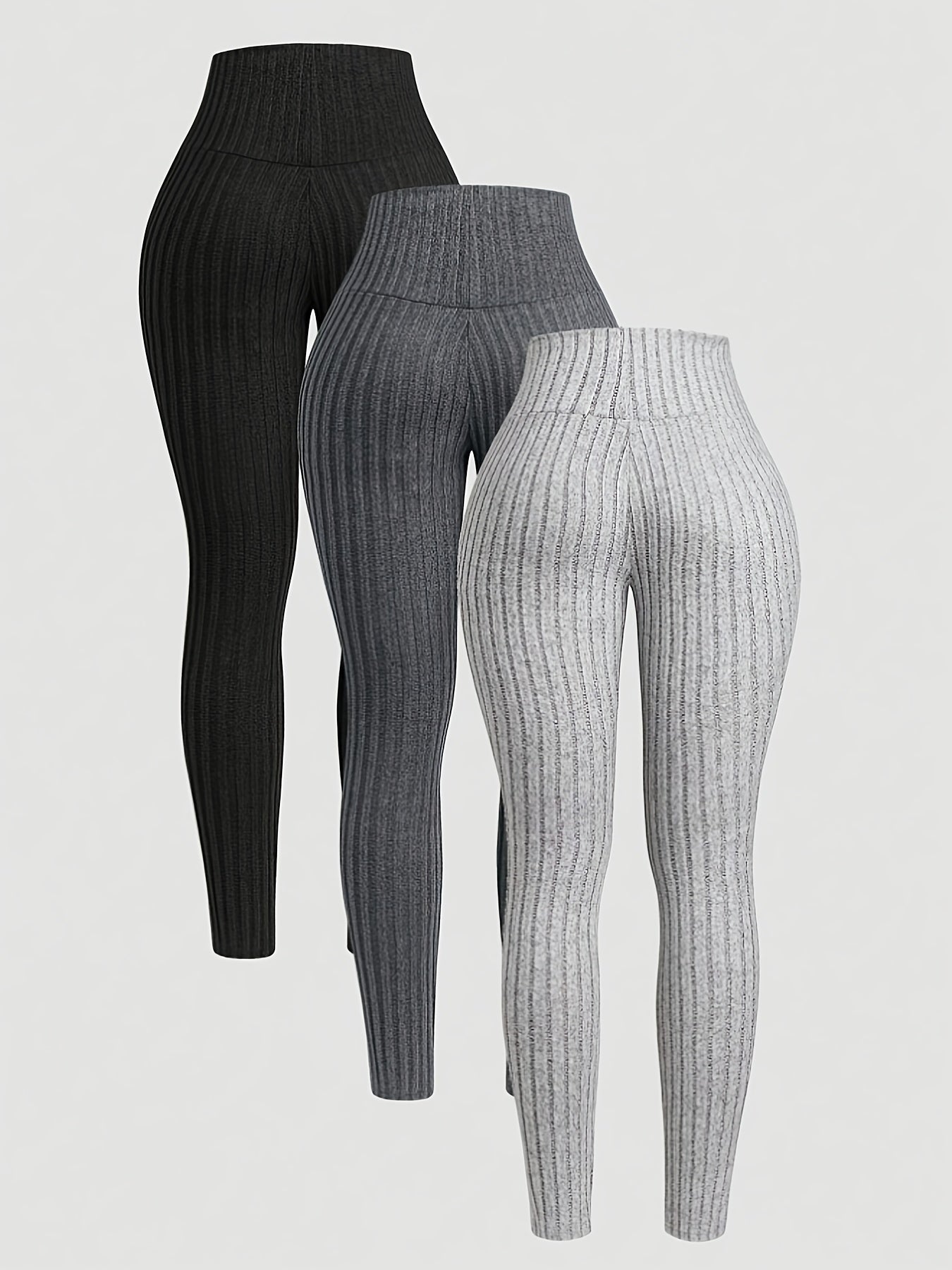 Women's Leggings Three-Piece Set Women's Casual Leggings Three-Pack