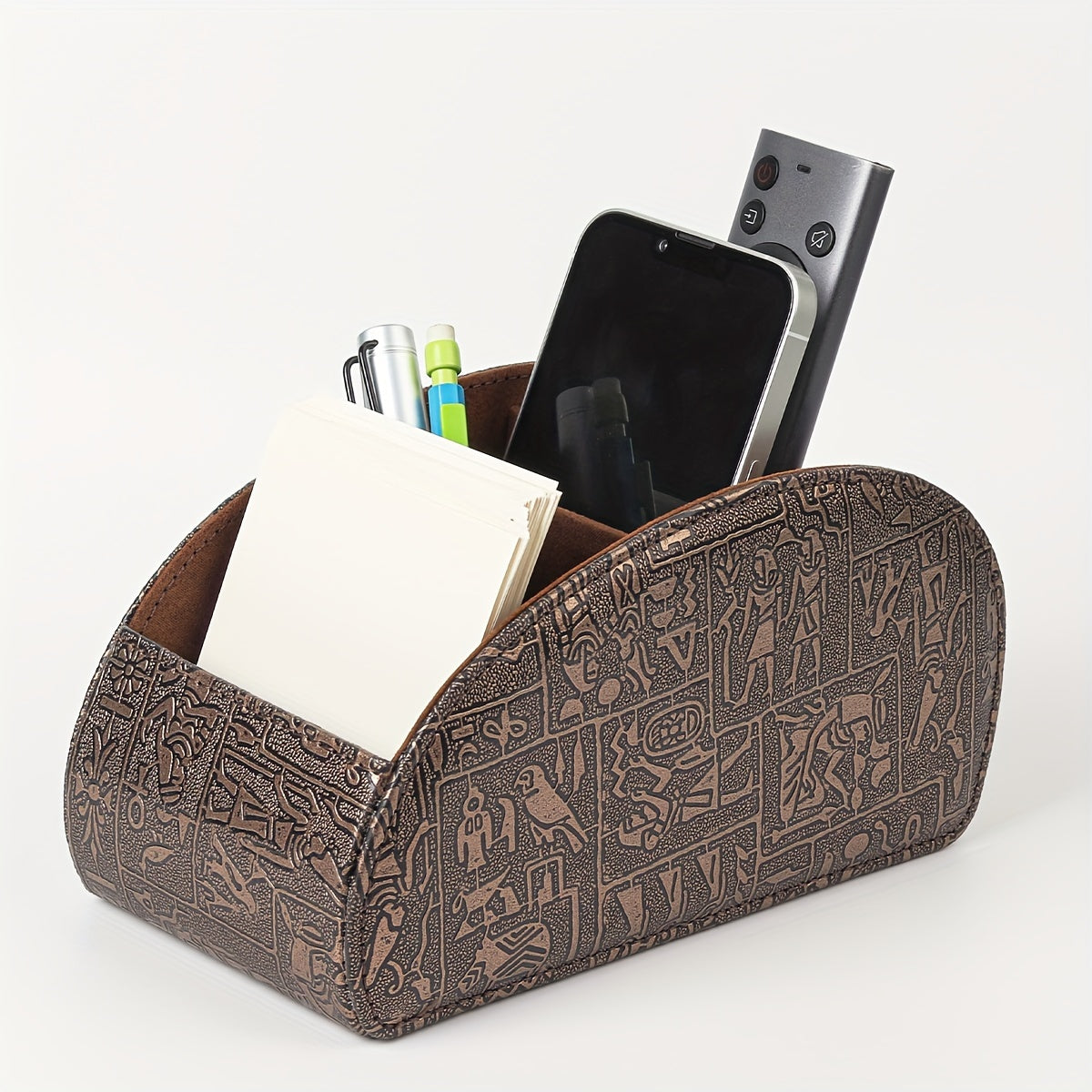 Organizer For 5 Remote Controls, Desktop Organizer For Office, Bedside Table Organizer, Makeup Organizer For Vanity