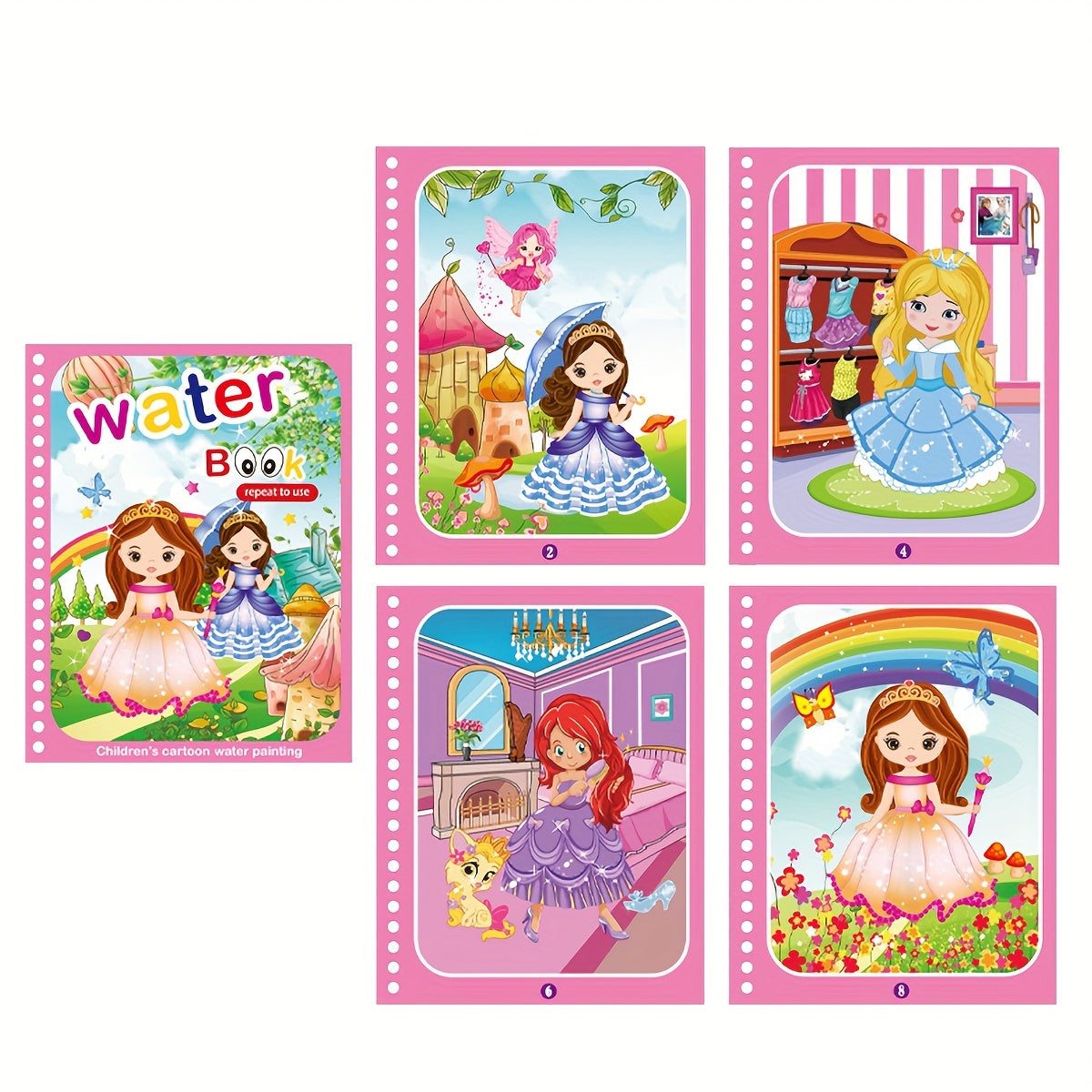 1pc Reusable Coloring Book Drawing Book Painting Drawing Toys Toys For Christmas Halloween Gifts Easter Gift