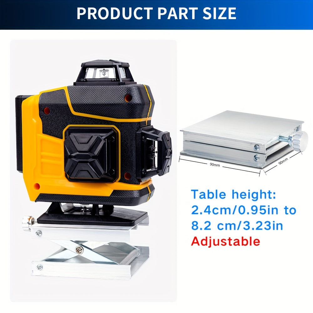 Honminda 16-Line 360° Self-Leveling Laser Level with Green Beam, 4x360° Vertical/Horizontal Cross Lines, Rechargeable Battery & Remote Control, Lifting Base & Tripod Included for Construction, Photography, Videography, Vide