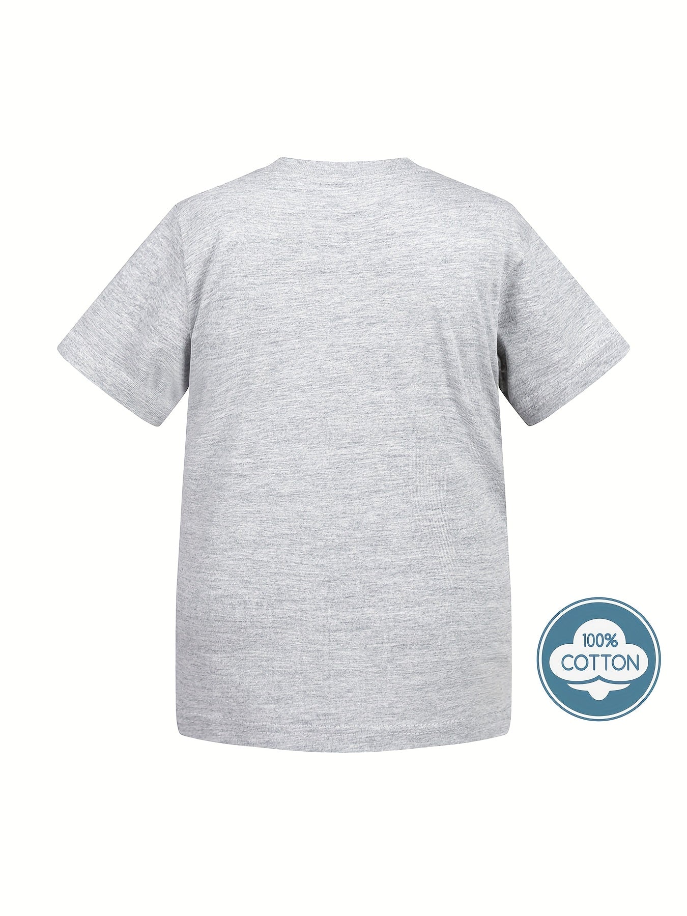 Kid's Solid Color T-shirt, Casual Short Sleeve Top, Boy's Tee For Summer
