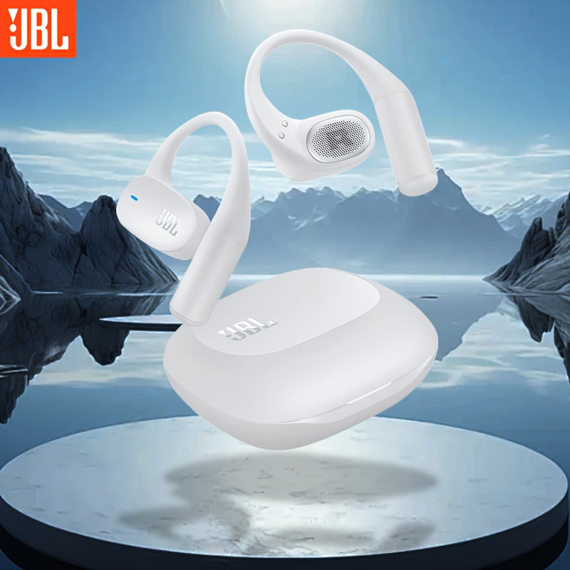 JBL Sense Lite sound circle, open wireless headphones, non-bone conduction sports running exercise travel hanging ear type non-clip ear headset, long-term wear, ultra-long battery life, enhanced bass, sound quality and clear