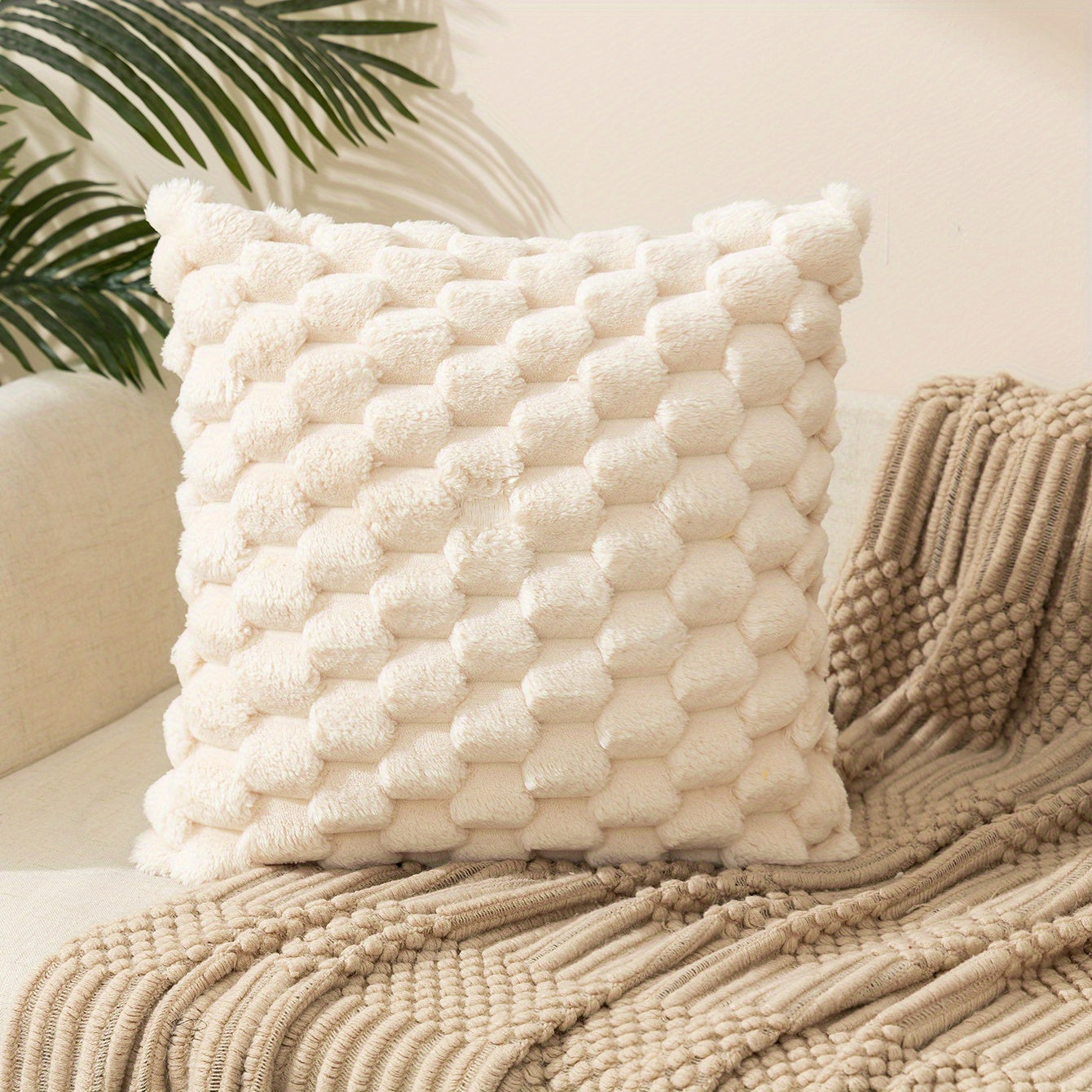 1pc, Square Cushion Cover, Zipper Single-sided Printed Pillowcase, Home Decor, Room Decor, Living Decor, Bedroom Decor (pillow Core Is Not Included)